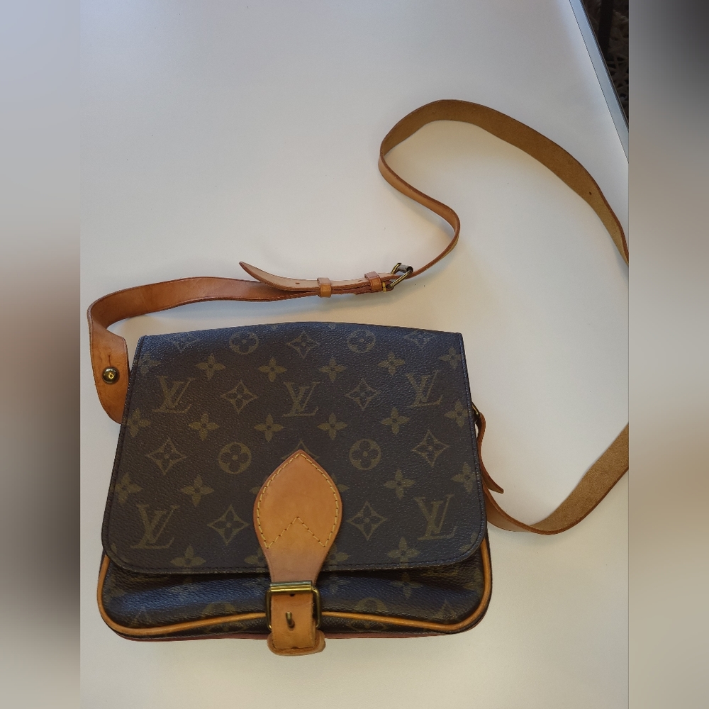 Louis Vuitton Monogram Cartouchiere PM Brown
